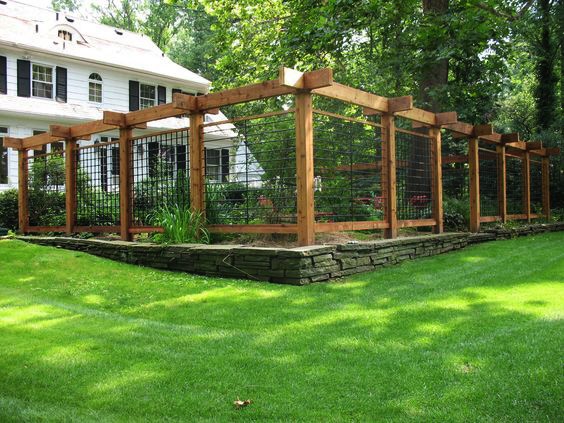 backyard-fence-designs-30_15 Двор ограда дизайни