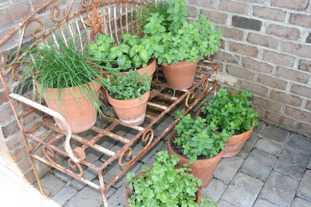 herb-garden-in-pots-ideas-16_9 Билкова градина в саксии идеи