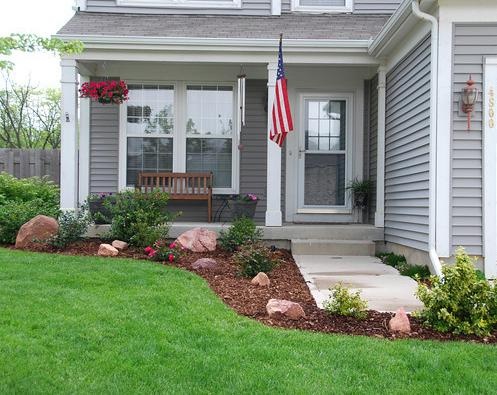 landscaping-for-townhouse-front-yards-63_6 Озеленяване за градски двор