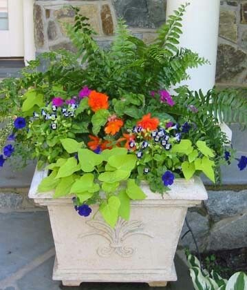 outdoor-flower-pot-arrangement-ideas-05 Открит саксия идеи за подреждане на цветя