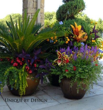 outdoor-flower-pot-arrangement-ideas-05_15 Открит саксия идеи за подреждане на цветя