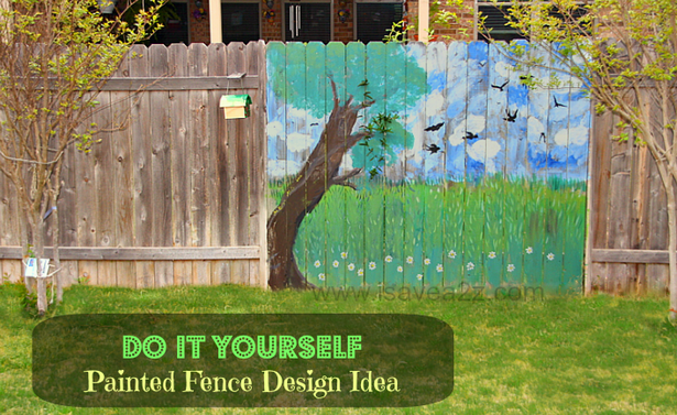 painted-garden-fence-ideas-95 Боядисани идеи градина ограда
