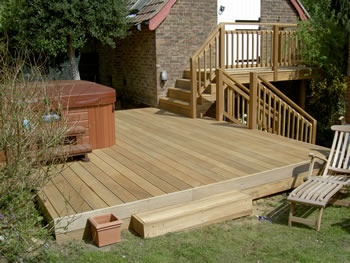 wooden-decking-garden-42_15 Дървена платформа градина