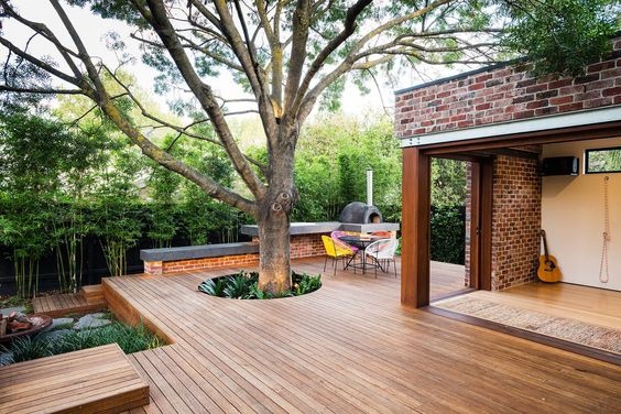 wooden-decking-garden-42_9 Дървена платформа градина