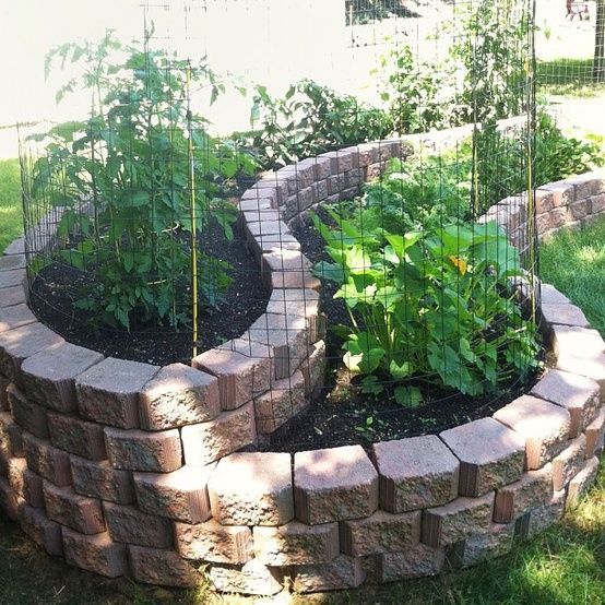 curved-garden-bed-edging-40_11 Извита градина легло кант