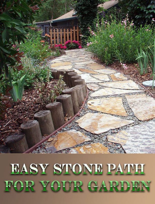 easy-stone-walkway-71 Лесна каменна пътека