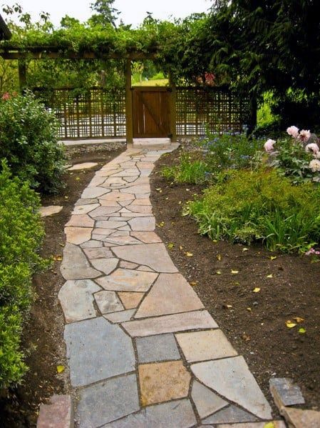 flagstone-garden-path-ideas-82_14 Флагстоун градинска пътека идеи