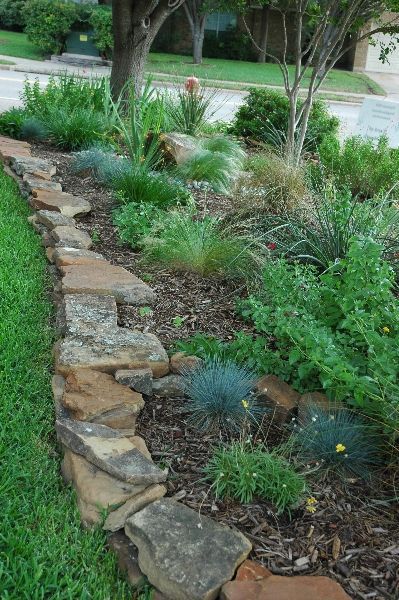 flower-bed-edging-with-rocks-54_10 Цветно легло кант с камъни