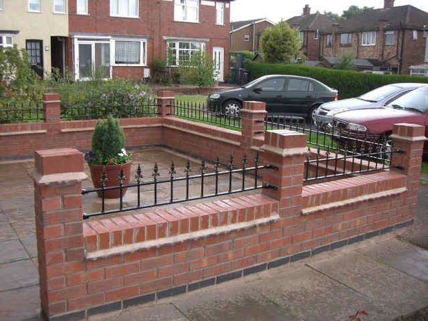 front-garden-brick-wall-ideas-58_15 Фронт градина тухлена стена идеи