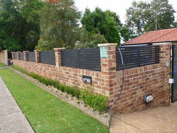 front-garden-brick-wall-ideas-58_6 Фронт градина тухлена стена идеи