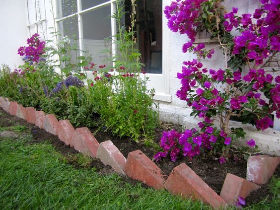 garden-edging-ideas-with-bricks-26_14 Градински кант идеи с тухли