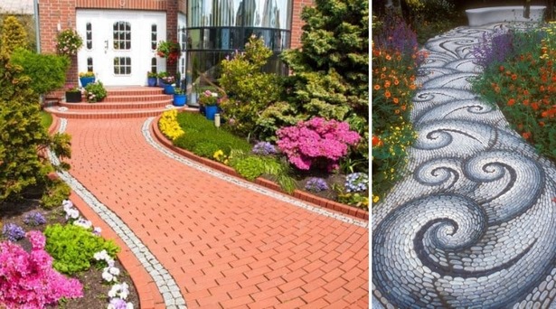 garden-sidewalk-ideas-94_12 Идеи за градински тротоар
