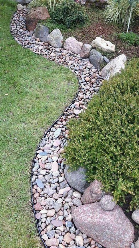 Идеи за използване на камъни в градината