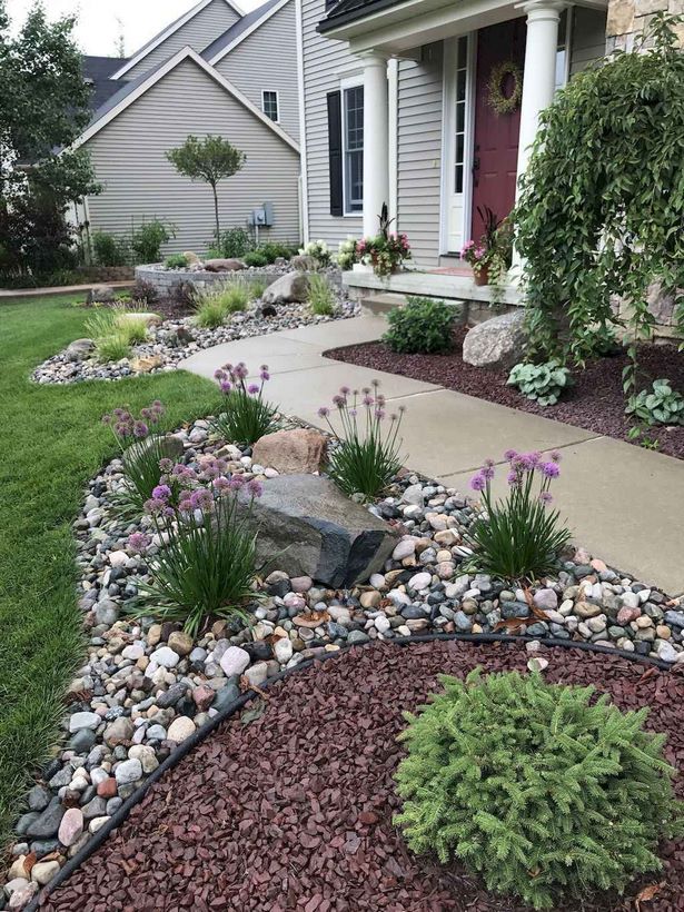 rock-garden-ideas-for-front-yard-40 Идеи за алпинеум за преден двор