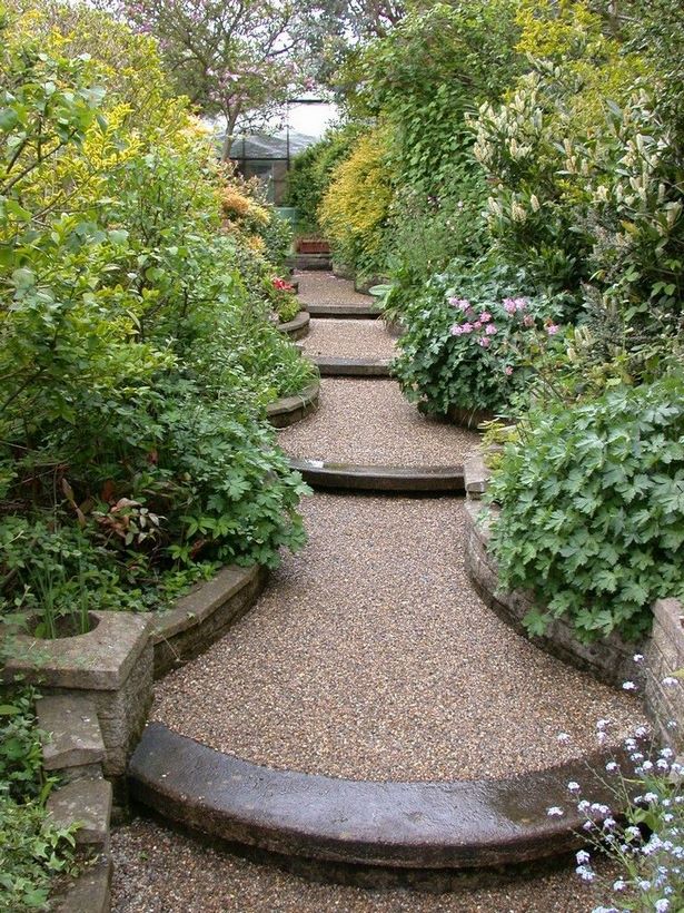 sloping-garden-path-ideas-41 Наклонена градинска пътека идеи
