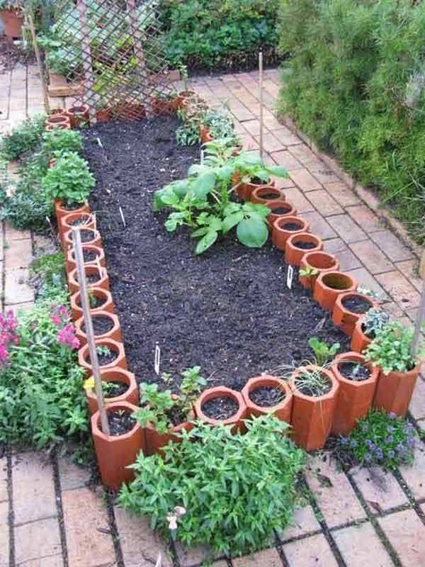 vegetable-garden-bed-edging-ideas-80_11 Зеленчукова градина легло кант идеи