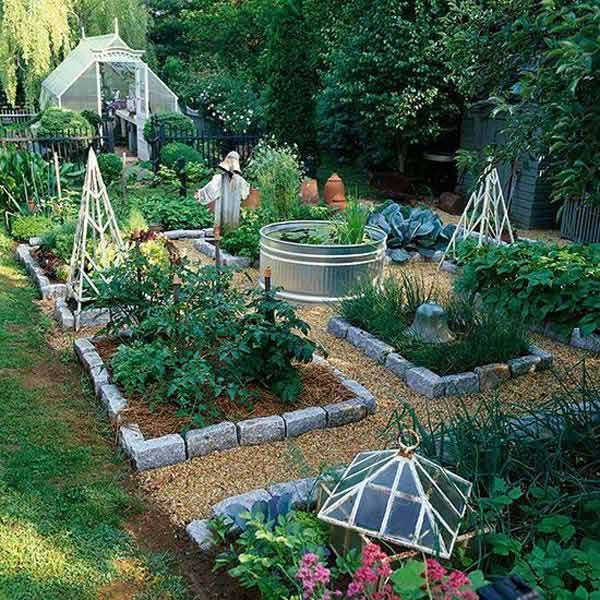 vegetable-garden-bed-edging-ideas-80_5 Зеленчукова градина легло кант идеи
