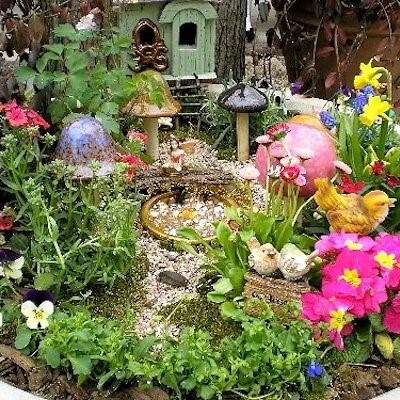 backyard-fairy-garden-ideas-71_10 Двор фея градина идеи