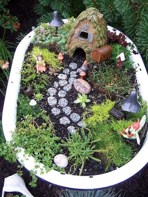 backyard-fairy-garden-ideas-71_5 Двор фея градина идеи
