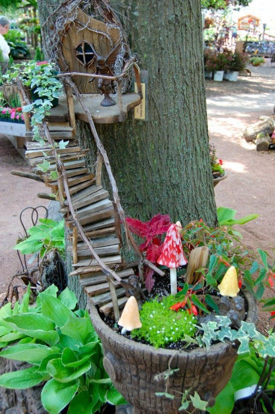 backyard-fairy-garden-39_9 Двор фея градина