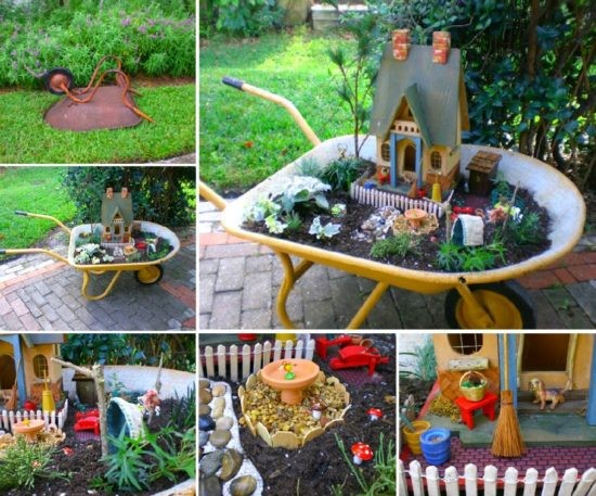 fairy-garden-in-wheelbarrow-25_16 Приказна градина в количка