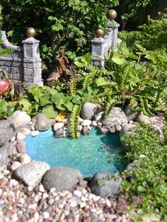 fairy-garden-pond-87_17 Фея градина езерце