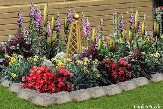 garden-flower-beds-design-66 Градински цветни лехи дизайн