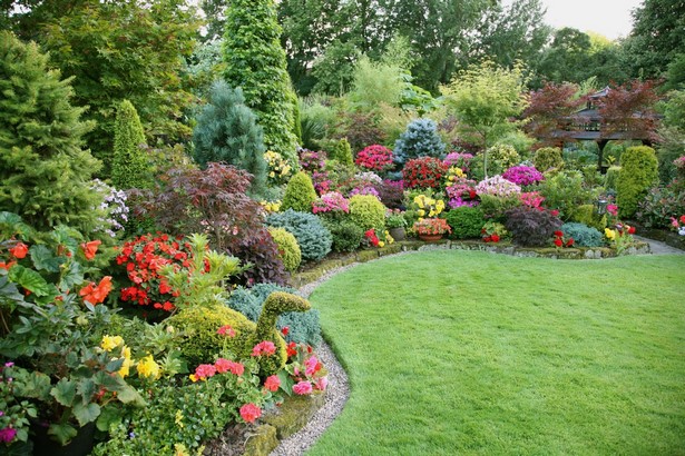 Външни цветни градини