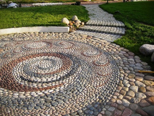 garden-designs-with-pebbles-and-pavers-90_11 Градински дизайн с камъчета и павета
