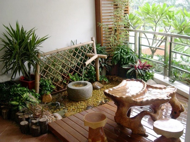 Градина за апартамент балкон
