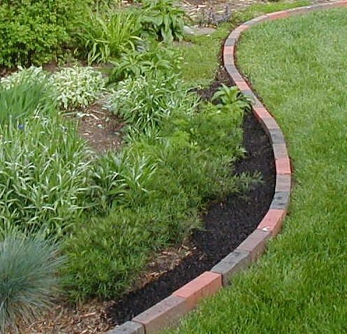 landscaping-brick-edging-40 Озеленяване тухла кант