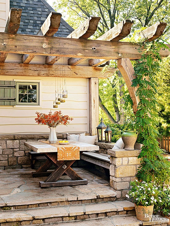 outdoor-patio-designs-for-small-spaces-94 Външен дизайн на вътрешен двор за малки пространства