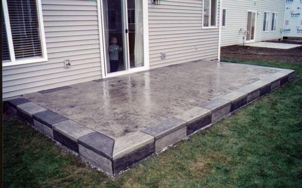 Декориране на бетонна плоча