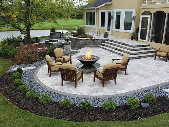 landscaping-stone-patio-ideas-08 Озеленяване камък вътрешен двор идеи