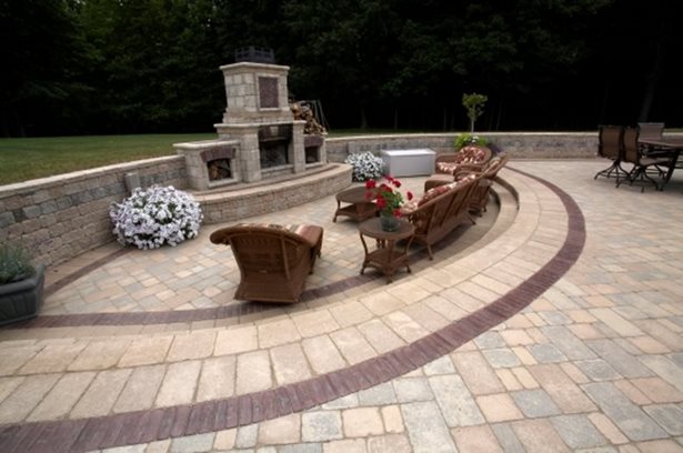 landscaping-stone-patio-ideas-08_8 Озеленяване камък вътрешен двор идеи
