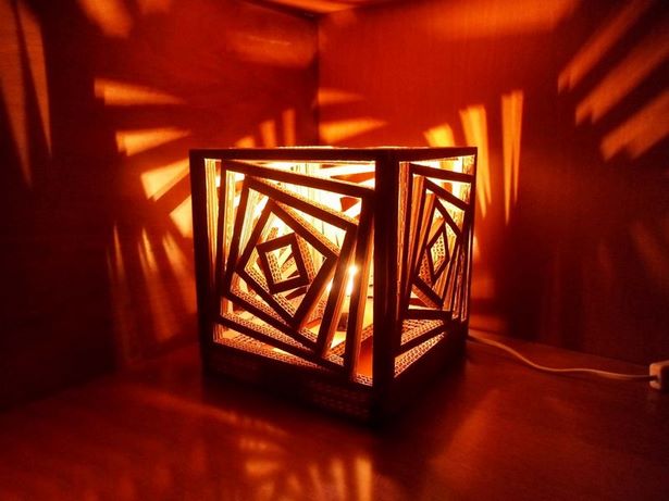cardboard-lamp-diy-57_13 Картонена лампа Направи Си Сам