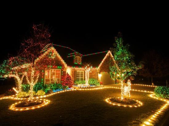 cheap-outdoor-christmas-light-ideas-19 Евтини идеи за Коледна светлина На открито