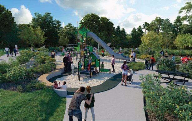 childrens-play-area-garden-design-57_15 Детска площадка градински дизайн