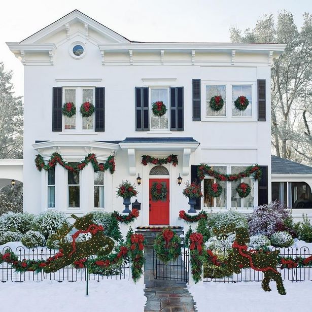 christmas-decorations-for-home-exterior-27_16 Коледна украса за дома екстериор
