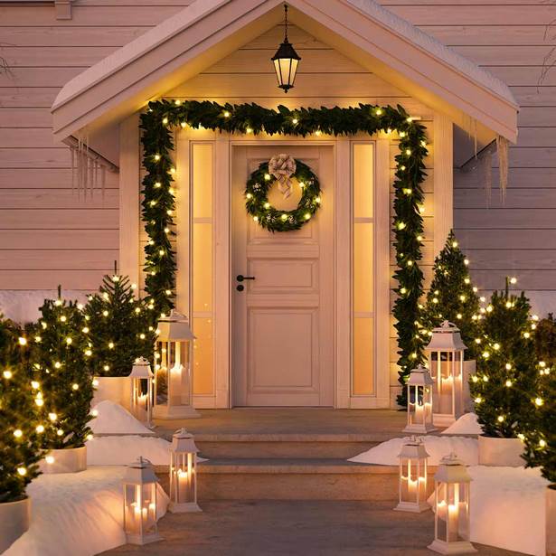 christmas-decorations-outside-house-ideas-87_13 Коледна украса извън дома идеи