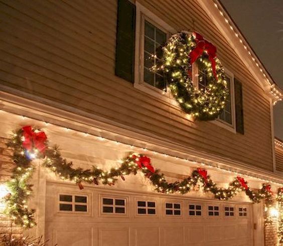 christmas-outdoor-decorations-with-lights-23 Коледна външна украса със светлини