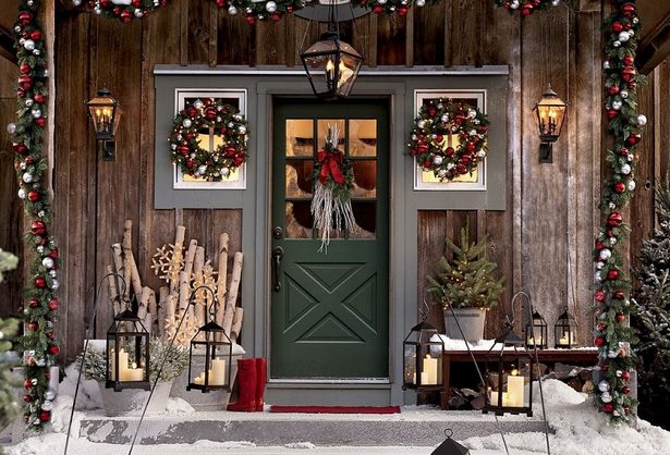 christmas-outside-home-decorating-ideas-45_13 Коледа извън дома декоративни идеи