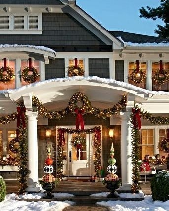 exterior-home-christmas-decorating-ideas-25_2 Екстериор дома Коледа декориране идеи
