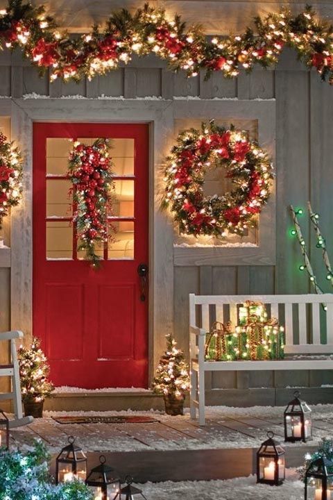 outdoor-christmas-decorating-ideas-without-lights-10_11 Идеи за декорация на открито без светлини