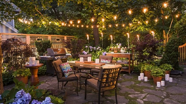 outdoor-patio-lighting-string-lights-45 Открит вътрешен двор осветление низ светлини