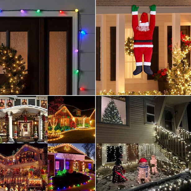 Най-добър открит Коледа декорирани домове