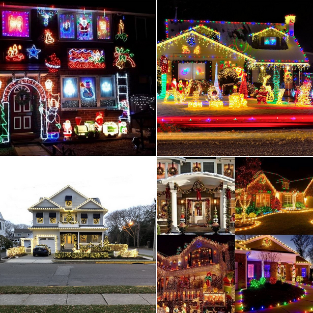 christmas-lights-decorated-homes-001 Коледни светлини декорирани домове