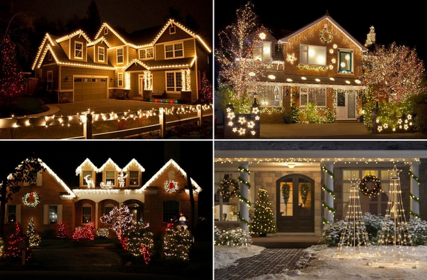 exterior-home-christmas-decorating-ideas-001 Екстериор дома Коледа декориране идеи