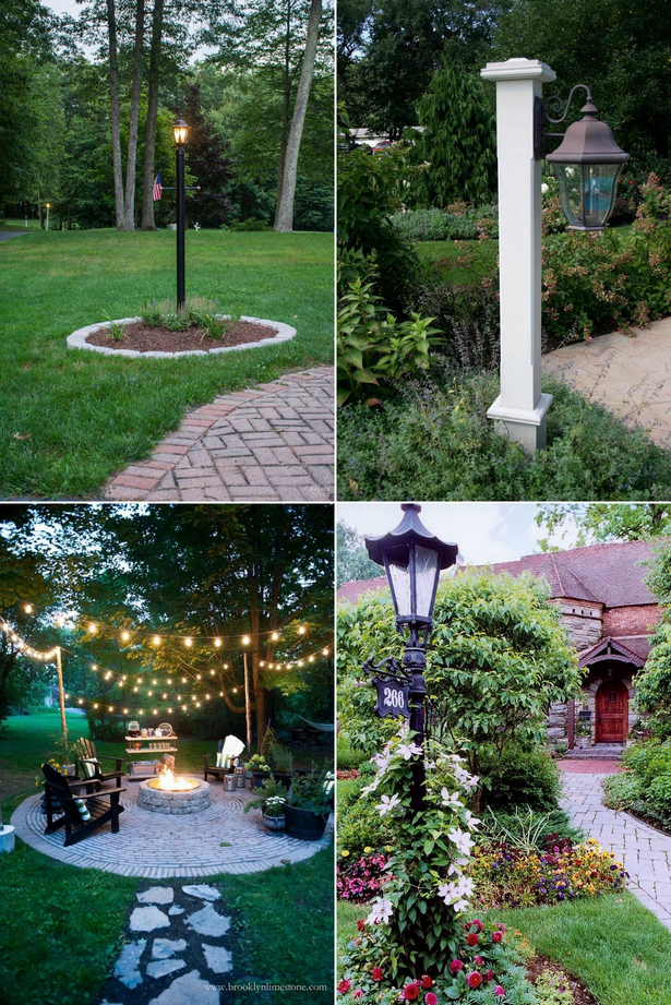 outdoor-lamp-post-landscaping-ideas-001 Открит лампа пост озеленяване идеи