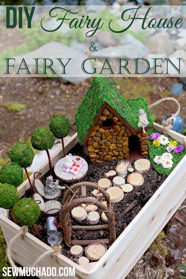 diy-garden-fairy-house-18_12 Направи Си Сам Градинска фея къща